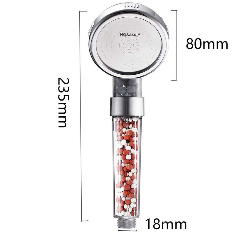 NosameÂ® Shower Head with Hose, Filter Filtration High Pressure Water Saving 3 Mode Function Spray Handheld Showerheads for Dry Skin & Hair - Image 3